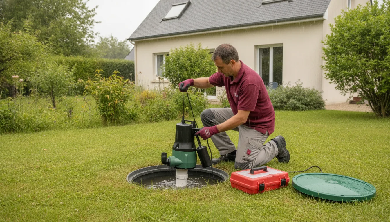 Dépannage pompe de relevage Oudon – méthode / geste technique
