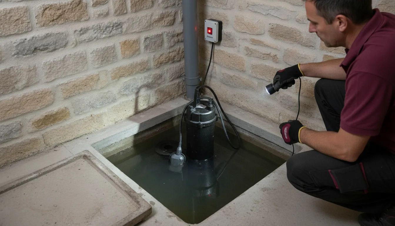 Dépannage pompe de relevage Oudon – problème / diagnostic